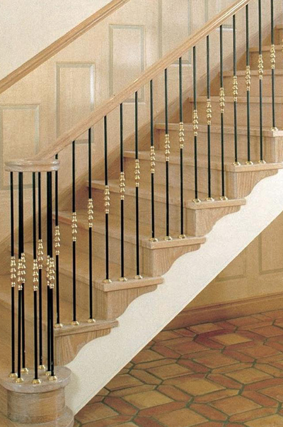 Brass Stairs Railing